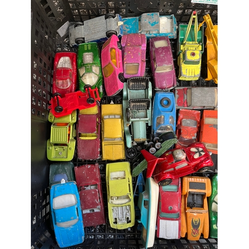 334 - Tray of assorted model cars mainly Matchbox