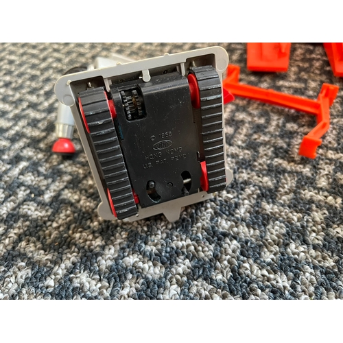 340 - Plastic battery tractor and Ideal robot