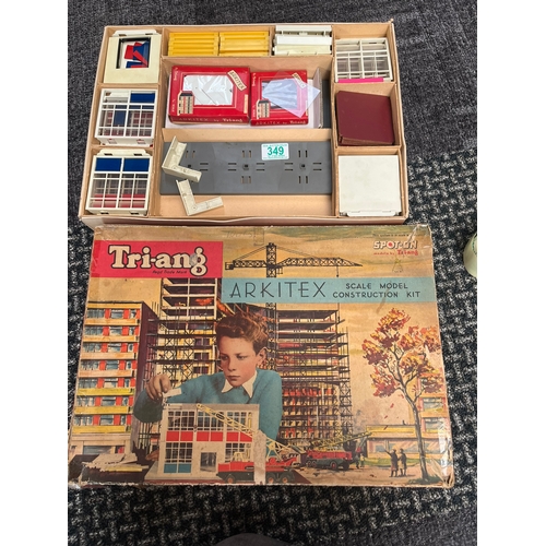 349 - Tri-ang Arkitex scale model construction kit