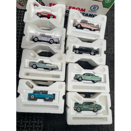 350 - 8 x Franklin Mint American cars