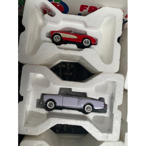 350 - 8 x Franklin Mint American cars