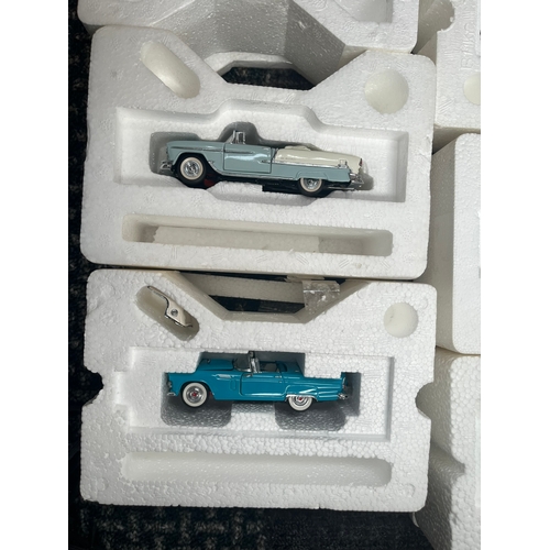 350 - 8 x Franklin Mint American cars