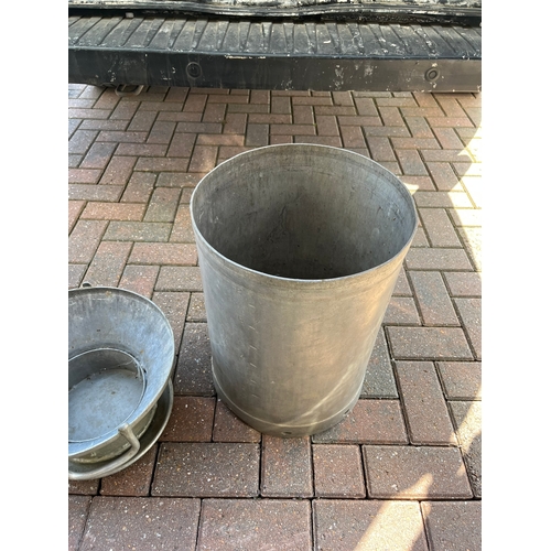 64 - Vintage milk churn planter