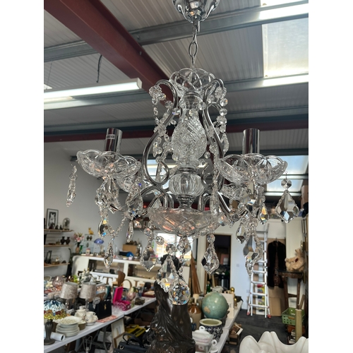 373 - Modern crystal chandelier