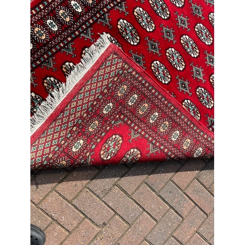 81 - Red Afghan Bokhara rug 

125cm x 180cm