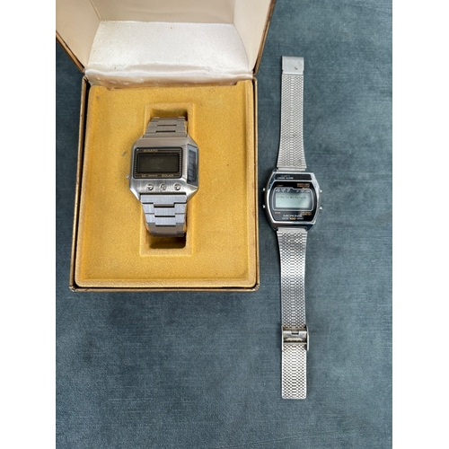 Sikato digital watch and Micronta digital watch