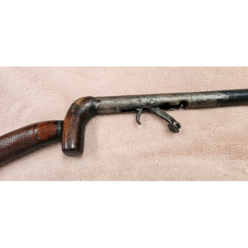 Antique cane walking stick gun or poachers gun - deactivated and for ...