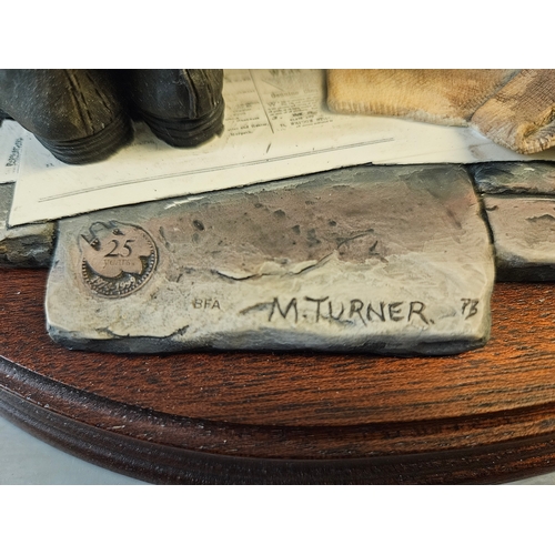 8 - Border Fine Arts 'Auld Hemp' B0360 By M Turner 25th Anniversary On Wood Base