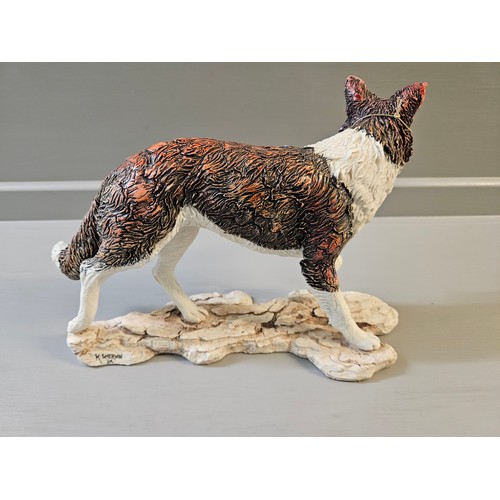 352 - Border Fine Arts Contemporary 'Border Collie' B1535 By K Sherwin With Box VAT Will Be Charged On Thi... 