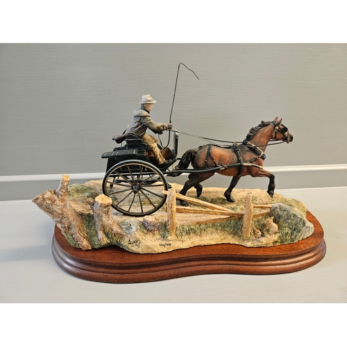 235 - Border Fine Arts 'The Country Doctor' JH63 By R Ayres Limited Edition 326/1250 On Wood Base