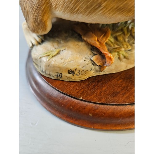 273 - Border Fine Arts ‘Stoat And Vole’ L19 By Anne Wall Limited Edition 184/300 On Wood Base