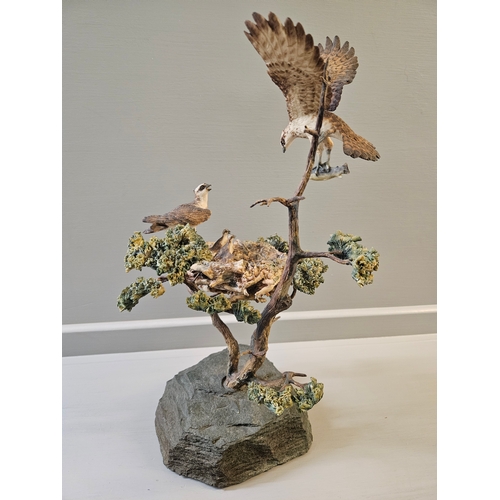 275 - Border Fine Arts 'Ospreys' L38 By R Ayres Limited Edition 92/350 On Slate Base With Certificate H38c... 