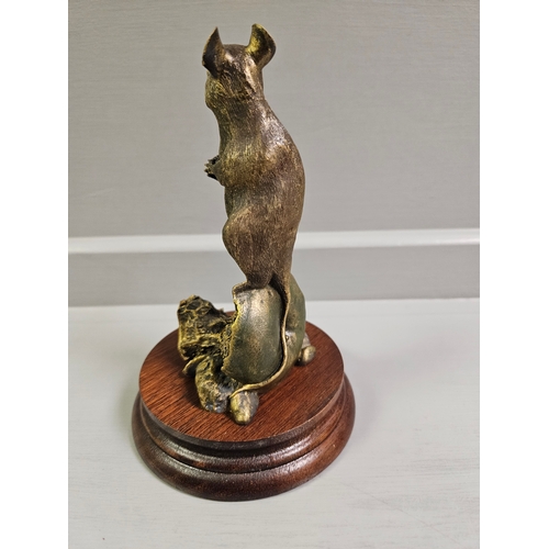 87 - Border Fine Arts Bronze 'Mouse On Apple' 25th Anniversary Limited Edition 394/500 By R Ayres With Ce... 