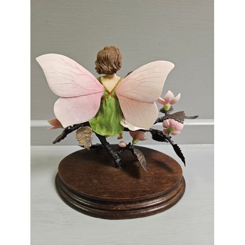 118 - Border Fine Arts 'Apple Blossom Fairies' By D Geenty On Wood Base