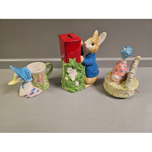 120 - 3 Beatrix Potter Pieces