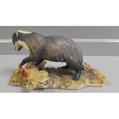 145 - Border Fine Arts 'Badger' ML05 By M Laing-Hunt