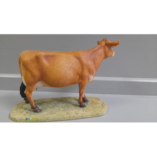 148 - Border Fine Arts 'Jersey Cow' L110 By R Ayres Limited Edition 180/1250 With Certificate