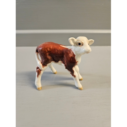 401 - Beswick Hereford Calf 1406B H8cm