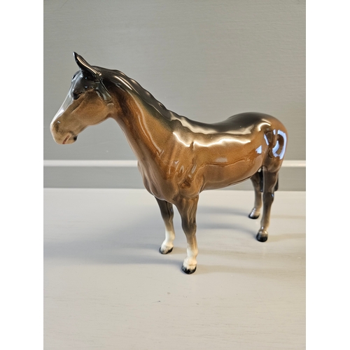 402 - Beswick Thoroughbred Horse H18cm And Beswick Pony H14cm