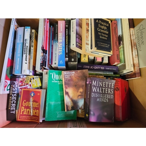 14 - 2 Boxes Of Paperbacks Etc