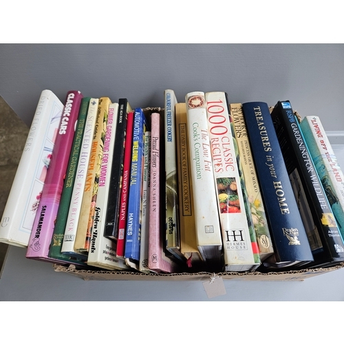 24 - 2 Boxes Of Books - Gardening, Cookery Etc