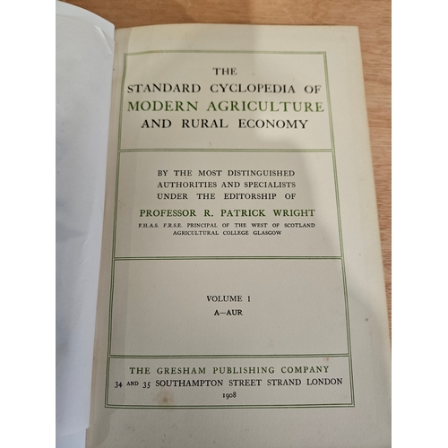 32 - 9 Volumes Of The Standard Cyclopedia Of Modern Agriculture