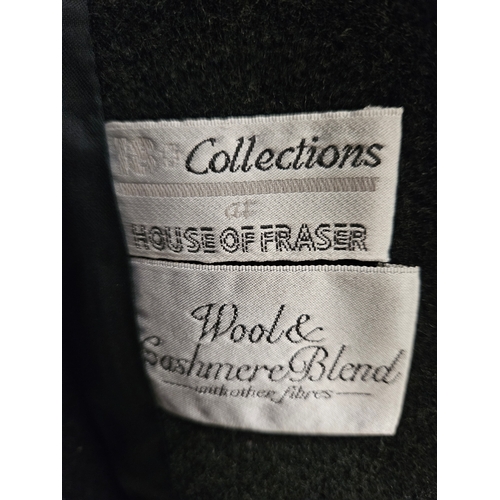 60 - Men's Greenwood's Harris Tweed Jacket & House Of Fraser Wool Overcoat