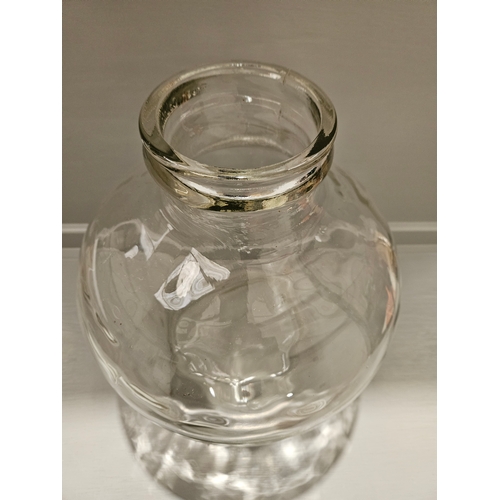 104 - Glass Carboy/Plant Bottle H36cm