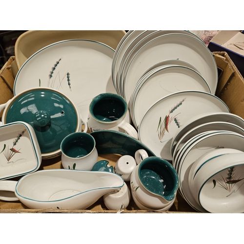 120 - 37Pcs Denby 'Greenwheat' Dinner & Teaware Etc