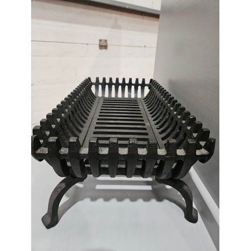 312 - Metal Fire Grate H17cm W53cm D28cm