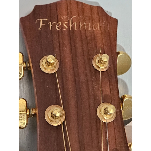 321 - Freshman Apollo 2 OC Natural Satin ELectro Acoustic Guitar