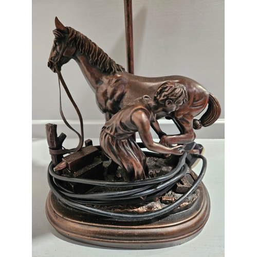 334 - Farrier Style Table Lamp