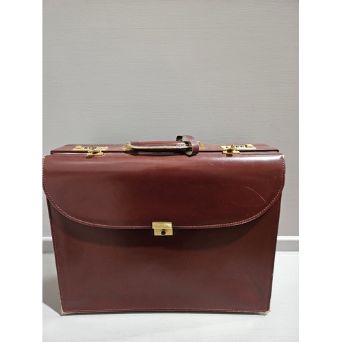 365 - 2 Brown Leather Attache Cases