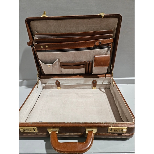 365 - 2 Brown Leather Attache Cases