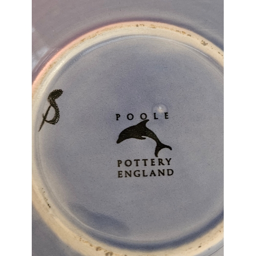 191 - Poole Pottery Dish & Glazed Pottery Plate