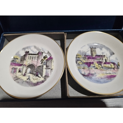 258 - 2 Boxed Sets Of Royal Worcester Pin Trays