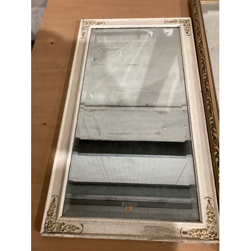 550 - Gilt Wall Mirror & Painted Wall Mirror