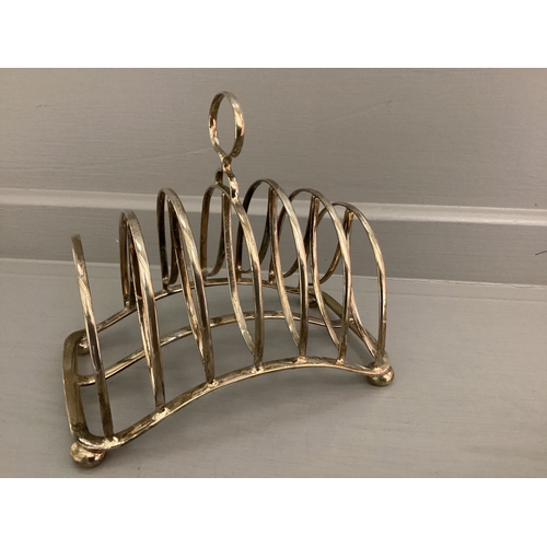 490 - Silver Toast Rack - Sheffield 1905