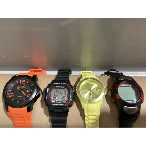 495 - 8 Various Sports Watches - Casio, Sekonda Etc