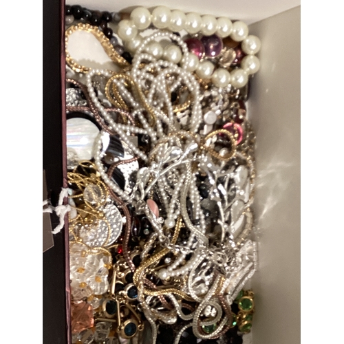 514 - Box Of Costume Jewellery