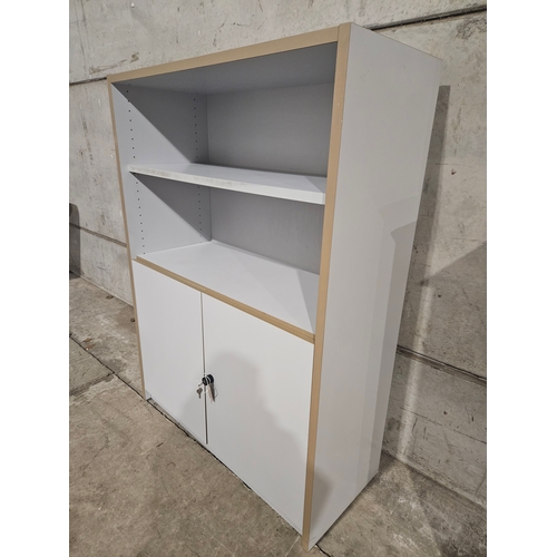 603 - Lockable Office Cupboard H138cm W101cm D42cm