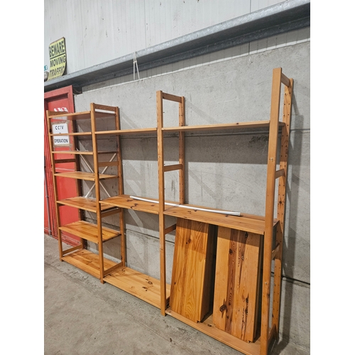 627 - Pine Shelving Unit