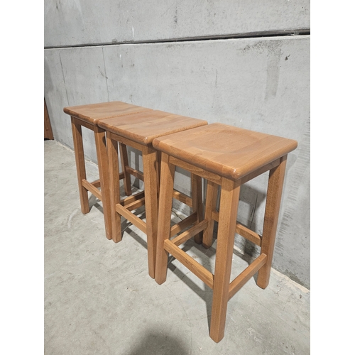 679 - 3 Reproduction Kitchen Stools