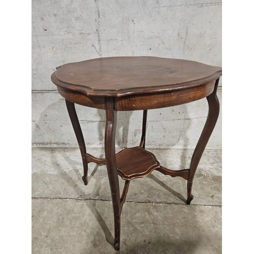 692 - Mahogany Round Occasional Table H70cm W58cm