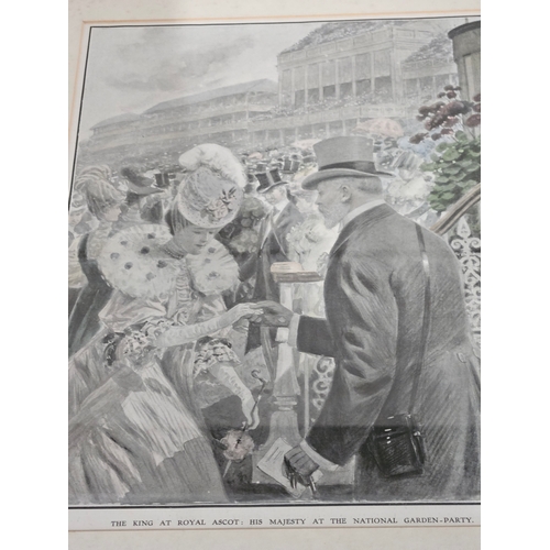 541 - 5 Royal Ascot Prints In Frames