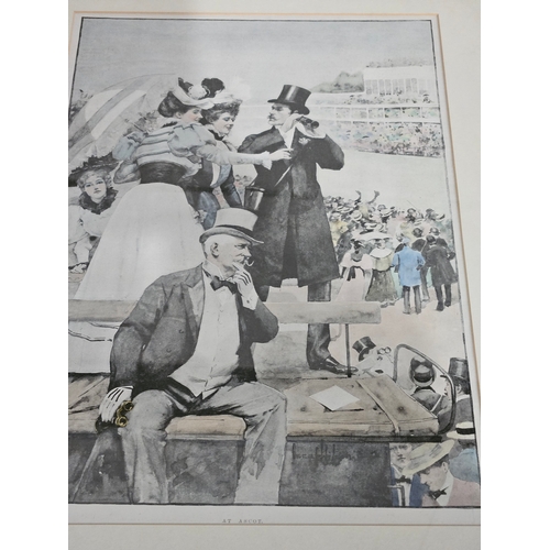 541 - 5 Royal Ascot Prints In Frames