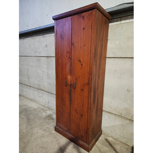 715 - Pine Kitchen Cupboard H213cm W80cm D50cm