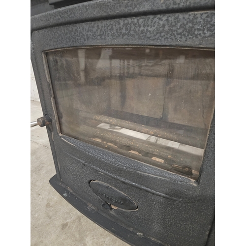 669 - Aarrow 8Kw Wood/Multifuel Burner (Working & Completely Refurbished)