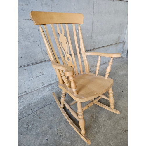 747 - Beech Rocking Chair