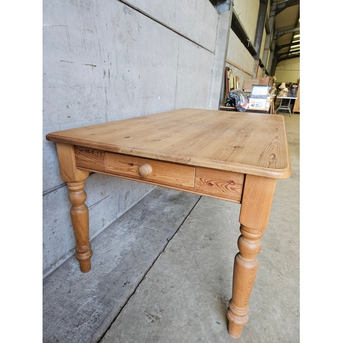 748 - Pine Kitchen Table H80cm L180cm W100cm